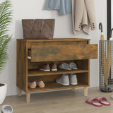 Scarpiera Rovere Fumo 70x36x60 cm in Legno truciolato