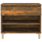 Scarpiera Rovere Fumo 70x36x60 cm in Legno truciolato