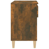 Scarpiera Rovere Fumo 70x36x60 cm in Legno truciolato