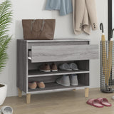 Scarpiera Grigio Sonoma 70x36x60 cm in Legno truciolato