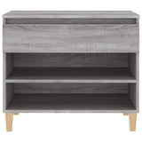 Scarpiera Grigio Sonoma 70x36x60 cm in Legno truciolato