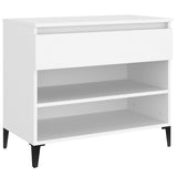 Scarpiera Bianca 70x36x60 cm in Legno truciolato
