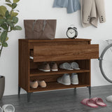 Scarpiera Rovere Fumo 70x36x60 cm in Legno truciolato