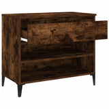 Scarpiera Rovere Fumo 70x36x60 cm in Legno truciolato