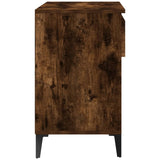 Scarpiera Rovere Fumo 70x36x60 cm in Legno truciolato