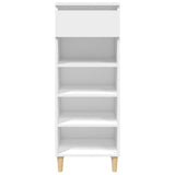 Scarpiera Bianca 40x36x105 cm in Legno truciolato
