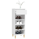 Scarpiera Bianca 40x36x105 cm in Legno truciolato