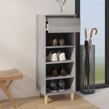 Scarpiera Grigio Sonoma 40x36x105 cm in Legno truciolato