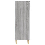 Scarpiera Grigio Sonoma 40x36x105 cm in Legno truciolato