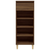 Scarpiera Rovere Marrone 40x36x105 cm in Legno truciolato