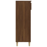 Scarpiera Rovere Marrone 40x36x105 cm in Legno truciolato