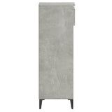 Scarpiera Grigio Cemento 40x36x105 cm in Legno truciolato