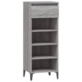 Scarpiera Grigio Sonoma 40x36x105 cm in Legno truciolato