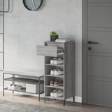 Scarpiera Grigio Sonoma 40x36x105 cm in Legno truciolato