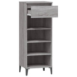 Scarpiera Grigio Sonoma 40x36x105 cm in Legno truciolato