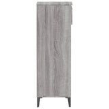 Scarpiera Grigio Sonoma 40x36x105 cm in Legno truciolato