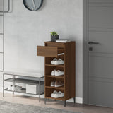 Scarpiera Rovere Marrone 40x36x105 cm in Legno truciolato