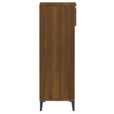 Scarpiera Rovere Marrone 40x36x105 cm in Legno truciolato