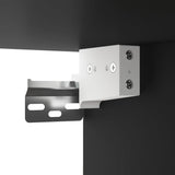 Scarpiera a Parete nero 70x35x38 cm Legno truciolato