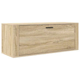 Scarpiera a Muro Rovere Sonoma 100x35x38cm in Legno truciolato
