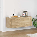 Scarpiera a Muro Rovere Sonoma 100x35x38cm in Legno truciolato