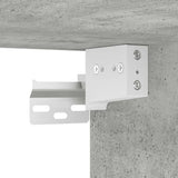 Scarpiera a Muro Grigio Cemento100x35x38cm in Legno truciolato