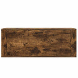 Scarpiera a Muro rovere fumo 100x35x38cm in Legno truciolato