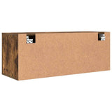 Scarpiera a Muro rovere fumo 100x35x38cm in Legno truciolato