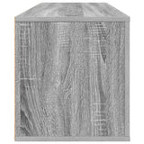 Scarpiera a Muro Grigio Sonoma 100x35x38cm in Legno truciolato
