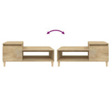 Tavolino da Salotto Rovere Sonoma 100x50x45cm Legno truciolato