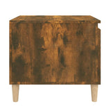 Tavolino da Salotto Rovere Fumo 100x50x45 cm Legno truciolato