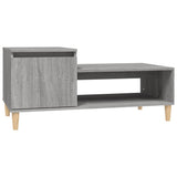 Tavolino da Salotto grigio sonoma 100x50x45cm Legno truciolato