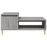Tavolino da Salotto grigio sonoma 100x50x45cm Legno truciolato