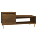 Tavolino da Salotto Rovere Marrone100x50x45cm Legno truciolato