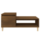 Tavolino da Salotto Rovere Marrone100x50x45cm Legno truciolato