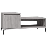 Tavolino da Salotto grigio sonoma 100x50x45cm Legno truciolato