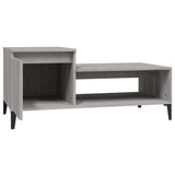 Tavolino da Salotto grigio sonoma 100x50x45cm Legno truciolato