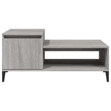 Tavolino da Salotto grigio sonoma 100x50x45cm Legno truciolato