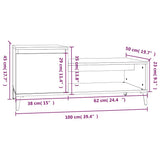 Tavolino da Salotto grigio sonoma 100x50x45cm Legno truciolato