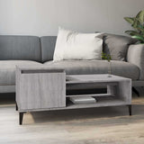 Tavolino da Salotto grigio sonoma 100x50x45cm Legno truciolato
