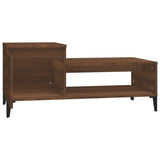 Tavolino da Salotto Rovere Marrone100x50x45cm Legno truciolato