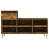Scarpiera Rovere Fumo 102x36x60 cm in Legno truciolato