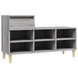 Scarpiera Grigio Sonoma 102x36x60 cm in Legno truciolato