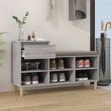 Scarpiera Grigio Sonoma 102x36x60 cm in Legno truciolato