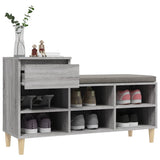 Scarpiera Grigio Sonoma 102x36x60 cm in Legno truciolato