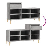 Scarpiera Grigio Sonoma 102x36x60 cm in Legno truciolato