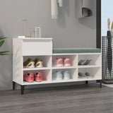 Scarpiera Bianca 102x36x60 cm in Legno truciolato