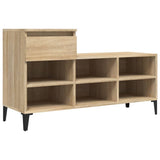 Scarpiera Rovere Sonoma 102x36x60 cm in Legno truciolato