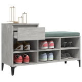 Scarpiera Grigio Cemento 102x36x60 cm in Legno truciolato