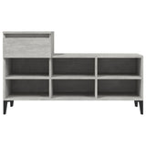 Scarpiera Grigio Cemento 102x36x60 cm in Legno truciolato